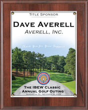 Load image into Gallery viewer, Cherry Wood Sponsor Plaque