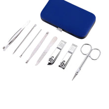 Load image into Gallery viewer, Stainless Steel Manicure Kit, Nail Clippers Kit, Nail Care Tools