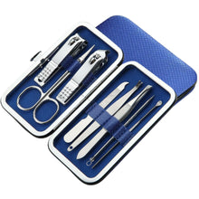 Load image into Gallery viewer, Stainless Steel Manicure Kit, Nail Clippers Kit, Nail Care Tools