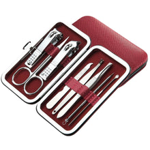 Load image into Gallery viewer, Stainless Steel Manicure Kit, Nail Clippers Kit, Nail Care Tools