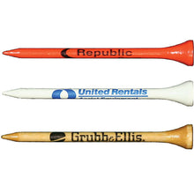 Load image into Gallery viewer, Bulk Golf Tournament Tees - 3.25" Tall Tees w/Custom Logo