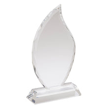 Load image into Gallery viewer, Beveled Crystal Flame Award
