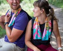 Load image into Gallery viewer, 11" x 30" Dye-Sublimated Polar Cooling Towel with Full Towel Graphic