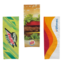 Load image into Gallery viewer, 11" x 30" Dye-Sublimated Polar Cooling Towel with Full Towel Graphic