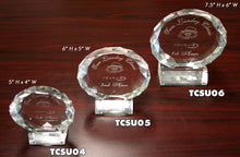 Load image into Gallery viewer, Optic Crystal Starburst with Diamond Cut Edge