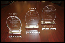 Load image into Gallery viewer, Optic Crystal Teardrop Ovals with Diamond Cut Edge