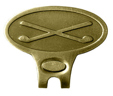 Load image into Gallery viewer, Oval Metal Hat Clip with Magnetic Ball Marker