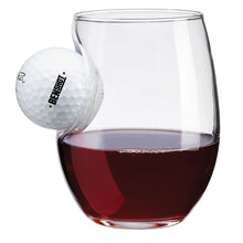 Load image into Gallery viewer, FORE! Golf Ball Embedded Wine Glass