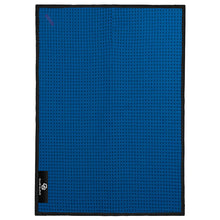 Load image into Gallery viewer, A blue club glove waffle texture golf towel