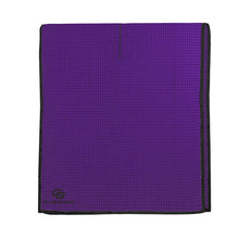 Load image into Gallery viewer, a club glove purple towel with waffle texture