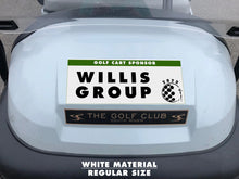 Load image into Gallery viewer, Golf Cart Sponsor Static Clings