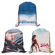 Load image into Gallery viewer, Full Sublimated Drawstring Backpack