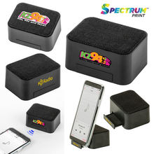 Load image into Gallery viewer, Solo Wireless Speaker w/Phone Stand