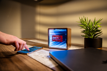 Load image into Gallery viewer, Interstellar Wood Grain Mirror Light up Speaker