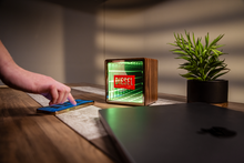 Load image into Gallery viewer, Interstellar Wood Grain Mirror Light up Speaker