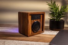 Load image into Gallery viewer, Interstellar Wood Grain Mirror Light up Speaker