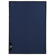 Load image into Gallery viewer, A navy club glove waffle texture golf towel