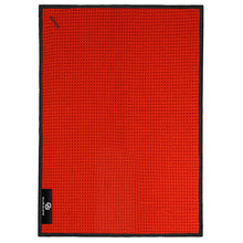 Load image into Gallery viewer, A red club glove waffle texture golf towel