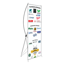 Load image into Gallery viewer, Tripod Standing Banner 24" x 66"