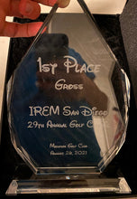 Load image into Gallery viewer, Optic Crystal Teardrop Flames with Diamond Cut Edge