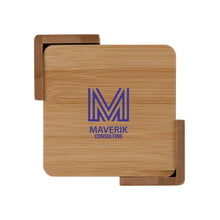 Load image into Gallery viewer, Bamboo Coaster Set
