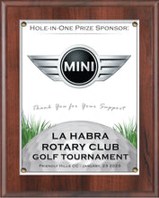 Load image into Gallery viewer, Cherry Wood Sponsor Plaque