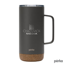 Load image into Gallery viewer, 16 oz. 304 Double Wall Stainless Steel Mug w/ Cork Bottom