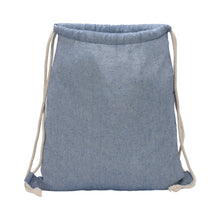 Load image into Gallery viewer, Uptown Recycled Cotton Drawstring Tote