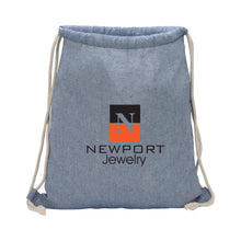 Load image into Gallery viewer, Uptown Recycled Cotton Drawstring Tote
