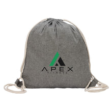 Load image into Gallery viewer, Uptown Recycled Cotton Drawstring Tote