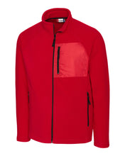 Load image into Gallery viewer, Cutter & Buck Clique Summit Microfleece Hybrid Full Zip Jacket