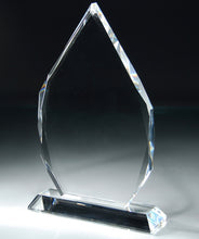 Load image into Gallery viewer, Optic Crystal Teardrop Flames with Diamond Cut Edge