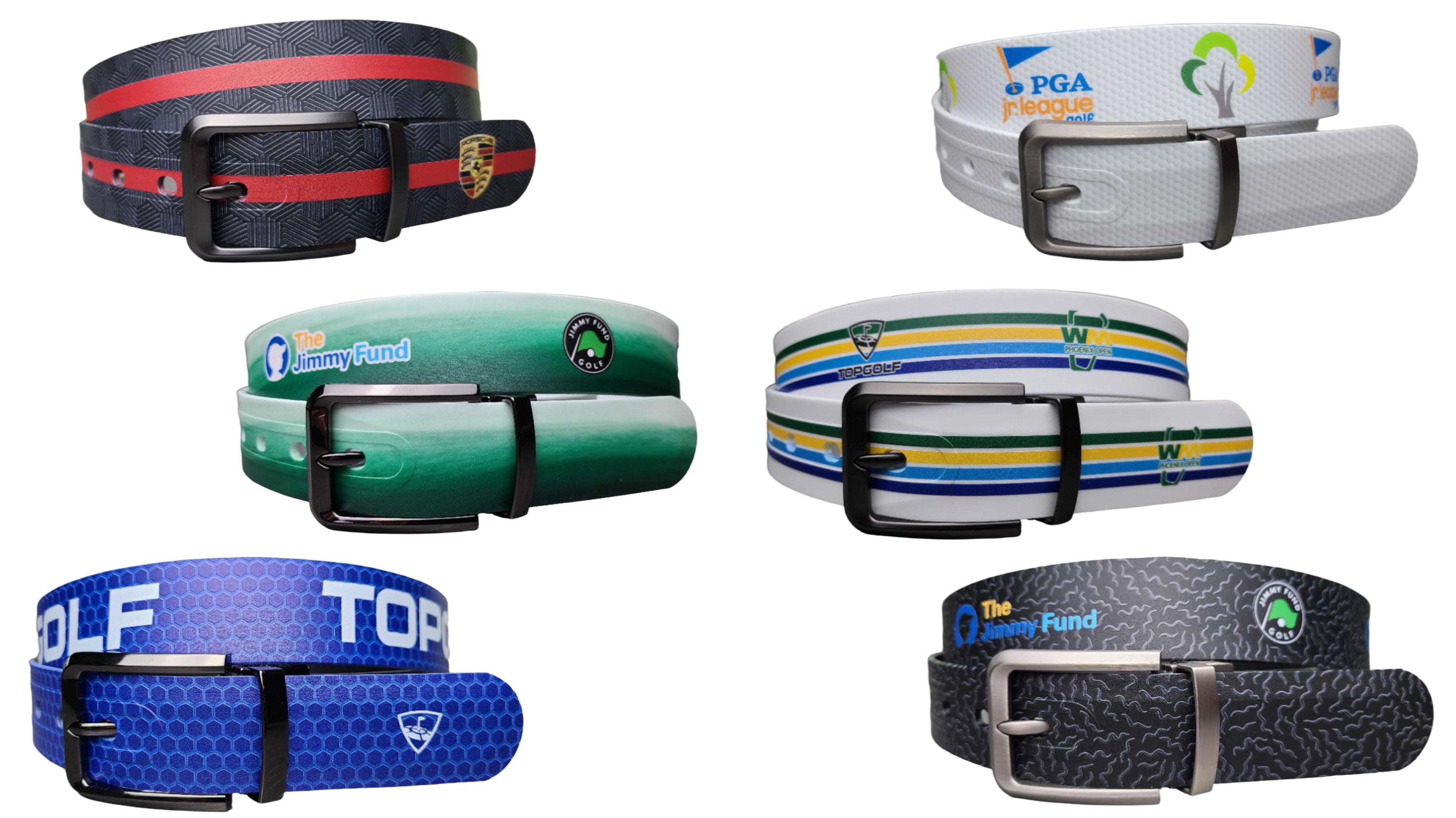 Custom Golf Belts: Needlepoint Golf Course Belts for Golfers