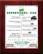 Load image into Gallery viewer, The SuperTicket Tournament Fundraising Package