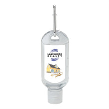 Load image into Gallery viewer, 1 oz. Hand Sanitizer with Carabiner Clip
