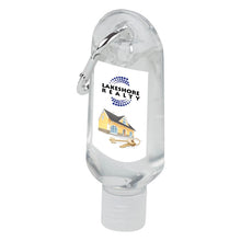 Load image into Gallery viewer, 1 oz. Hand Sanitizer with Carabiner Clip