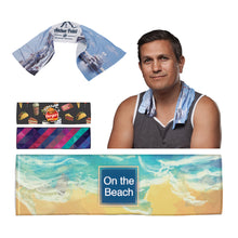 Load image into Gallery viewer, 6" x 21" Cooling Wrap with Full Towel Graphic