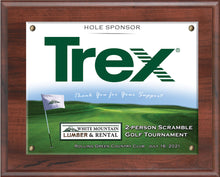 Load image into Gallery viewer, Cherry Wood Sponsor Plaque