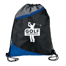 Load image into Gallery viewer, Sport Drawstring Backpack w/Zipper Pocket