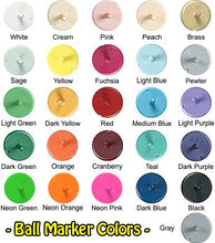 Load image into Gallery viewer, 4 Tee Pack with Ball Marker and Divot Tool Golf