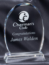 Load image into Gallery viewer, Optic Crystal Teardrop Ovals with Diamond Cut Edge