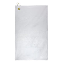 Load image into Gallery viewer, 15" x 25" Subli-Plush (FULL COLOR IMPRINT) Microfiber Velour Golf Towel