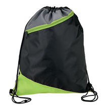 Load image into Gallery viewer, Sport Drawstring Backpack w/Zipper Pocket