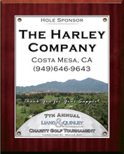 Load image into Gallery viewer, Mahogany Sponsor Plaque