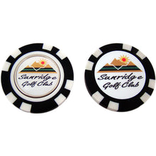 Load image into Gallery viewer, Domed Golf Poker Chips w/Removable Magnetic Ball Marker