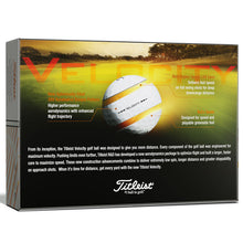 Load image into Gallery viewer, Titleist Velocity Golf Balls with Logo