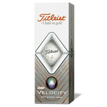 Load image into Gallery viewer, Titleist Velocity Golf Balls with Logo