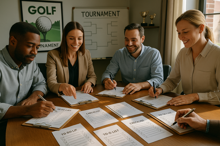 MASTER CHECKLIST for your Charity or Corporate Golf Tournament