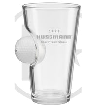 Load image into Gallery viewer, FORE! Golf Ball Embedded Ale Glass
