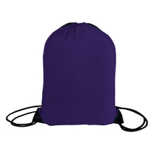 Load image into Gallery viewer, Purple drawstring bag on a white background
